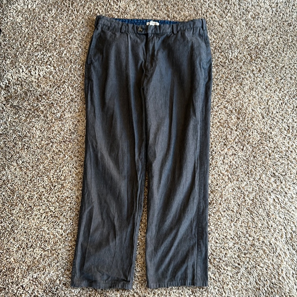 Men’s Peter Millar gray cotton chino pants size 36x29